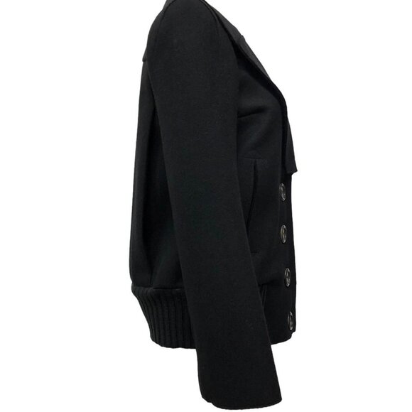 MARC JACOBS Women's Black Wool Bomber/Jacket Size 4 NEW WITH TAGS - Picture 6 of 13